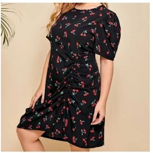 🍒 Cherry Print Midi Dress 🍒